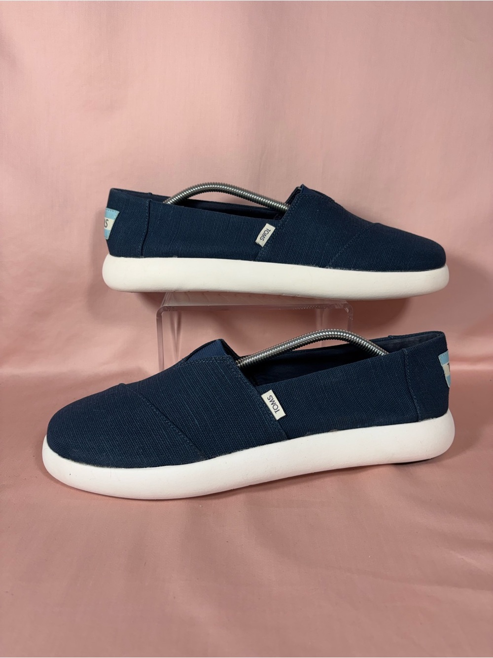 TOMS Women's Alpargata Mallow Slip-On Majolica Navy Size 12